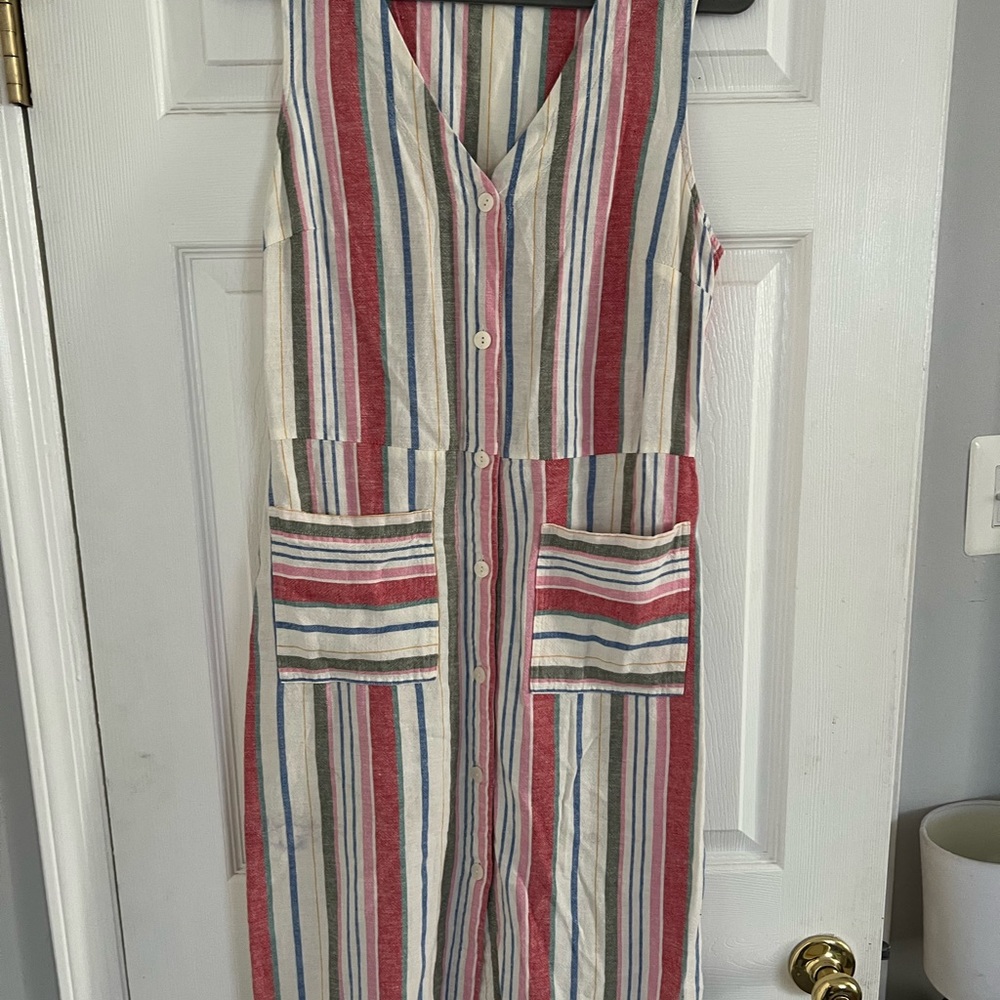 Old Navy Linen blend Summer Dress, Size Medium. New without tags.